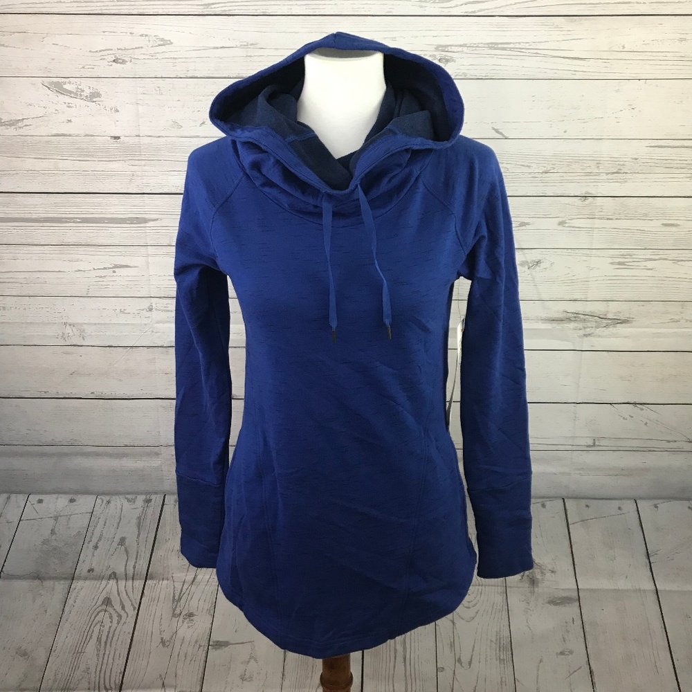 NEW LUCY Dance Workout Pullover Hoodie Blue Sz XS